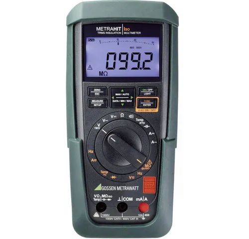 Gossen Metrawatt Digital-Multimeter TRMS AC+DC - Zubehör für präzise Messungen bis 1000 VAC und 1000 VDC, ideal für professionelle Anwendungen mit 3100 Stellen Auflösung.