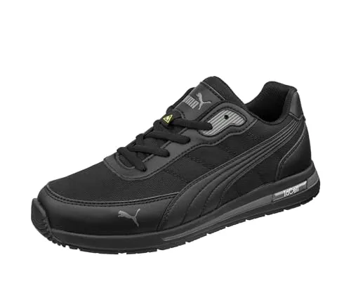 Puma Safety Epic Rutschhemmende Sicherheitsschuhe – S3S Arbeitsschuhe für nassen Untergrund, metallfrei, wasserabweisend, Größe 45 - RUTSCHFESTE S3S Sicherheitsschuhe mit spezieller Laufsohle, ideal für die Gastronomie und Lebensmittelindustrie. Atmungsaktives Innenfutter und ergonomisches Fußbett sorgen für Komfort und Schutz – perfekt für lange Schichten.