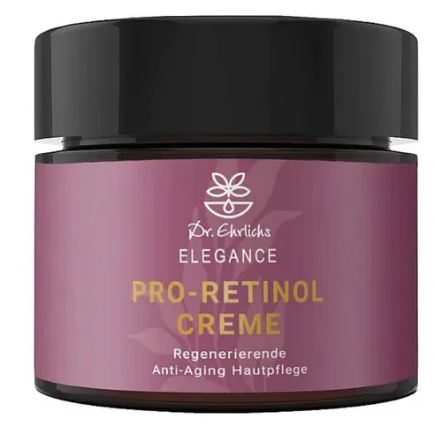 Dr. Ehrlichs Elegance Pro-Retinol Creme - Hochwirksame Creme zur Unterstützung der Hautpflege, die das Hautbild sichtbar verfeinert und strafft. Ideal für trockene Haut und sorgt für ein angenehm-weiches Hautgefühl.