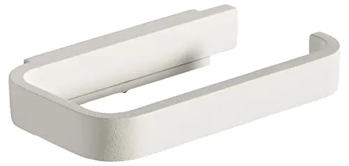 Zone Denmark Rim Toilettenpapierhalter - Alu White - Toilettenpapierhalter aus hochwertigem Aluminium in elegantem Weiß, ideal für modernes Badezimmerdesign und platzsparende Nutzung.