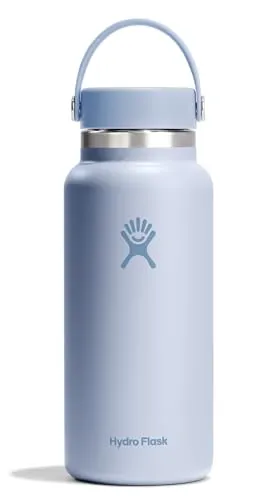 HYDRO FLASK - Wide Mouth Trinkflasche 946ml - Thermobehälter mit doppelwandiger Vakuumisolierung, hält Getränke bis zu 24h kalt und 12h warm – perfekt für Sport und Outdoor-Aktivitäten.