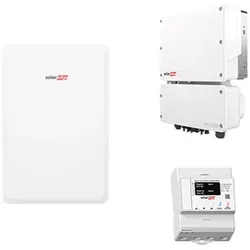 Speicher Wechselrichter Set System inkl. Hybridwechselrichter Home Battery HV 10 kWh + SE5000H Home Hub, SolarEdge