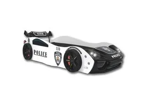 Autobett "Police" Spielbett für Kinder 90x200 - Betten - Das Autobett 'Police' begeistert mit einem coolen Design und bietet eine Liegefläche von 90x200 cm für erholsamen Schlaf und fantasievolles Spielen.