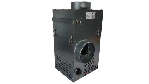 dalap Kaminventilator-Set 125 - Hochleistungsventilator mit Thermostat - Kaminofen-Ventilatoren für effiziente Warm- und Heißluftverteilung. Mit integriertem Überhitzungsschutz und einstellbarem Thermostat für optimale Temperaturkontrolle.
