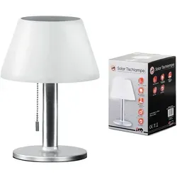 ito electronics Solar Tischlampe Indoor Outdoor 3 Stufen - Tisch- & Stehlampen, flexible 3-Stufen-Helligkeit für individuelle Beleuchtung und bis zu 8 Stunden Leuchtdauer