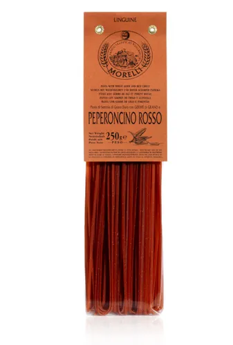 Linguine mit Peperoni, Rosso 250g - Morelli