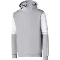 adidas Herren SQUADRA25 Sweat Hoody, Team Light Grey/White, XL - Sweatshirt für Herren, aus 70 % recyceltem Material, mit praktischen Taschen und gerippten Bündchen, ideal für sportliche Aktivitäten und Freizeit.