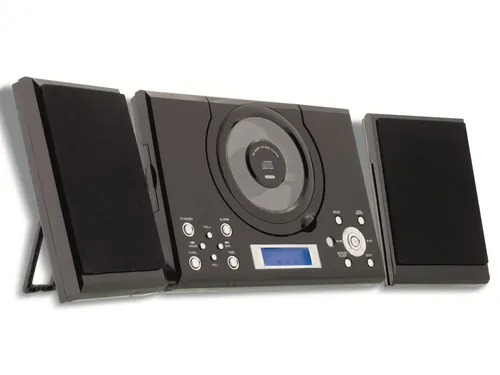 ROXX MC 201 Kompaktanlage - Kompakte Stereoanlage mit CD-Player, Radio und AUX-IN, ideal für Musikliebhaber, die vielseitigen Sound in jedem Raum genießen möchten.