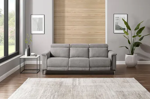 OTTO home 3-Sitzer LUND B: 222 cm mit Relaxfunktion - Komfortabler 3-Sitzer mit Federkern und stufenlos verstellbarem Relaxmechanismus. Der elegante Webstoffbezug sorgt für eine glatte Oberfläche. Ideal für moderne Wohnzimmer, bietet er sowohl Stil als auch Bequemlichkeit.