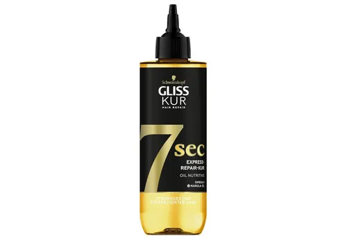 Gliss Kur Haarspülung Schwarzkopf Gliss Kur 7 Sec Express Repair Kur Oil Nutritive 200ml Haa