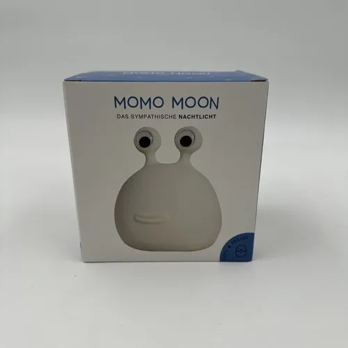 MegaLight LED Kindernachtlicht MOMO MOON RGB dimmbar - sanfte Beleuchtung mit Timer, perfekt für eine beruhigende Nachtruhe
