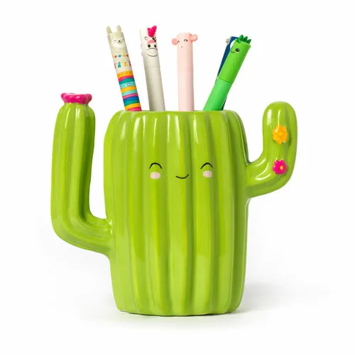 Legami Ceramic Pen Holder Desk Friends Cactus Stiftehalter Stiftebecher Kaktus