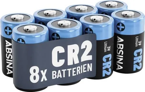 Absina Spezial-Batterie CR2 Lithium 800 3V 8St.