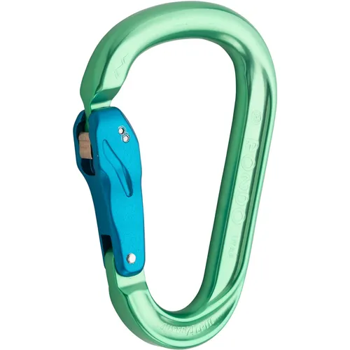 HMS Rondo Slide-Autolock Eloxiert - Karabiner light green