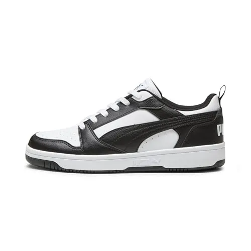 PUMA Rebound V6 Low Unisex Sneaker - Herren-Sneaker mit stylischem Design, perforiertem Zehenbereich und doppelten Ösenleisten für optimalen Komfort und Halt.