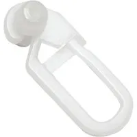 Gardinia Rollringe mit Faltenlegehaken für Thasos 20 Stück Weiß