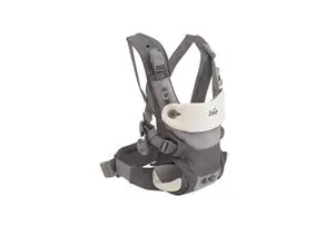 Joie savvyTM Lite Babytrage ab Geburt, Cobblestone - Ergonomische Babytrage für Babys von 3,5 bis 14 kg mit 3 Tragepositionen. Unterstützt gesunde Hüft- und Rückenentwicklung. Einfaches Anlegen durch Magnetverschlüsse.