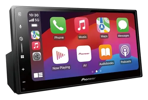 Pioneer SPH-DA77DAB-AN 2DIN Mediacenter, kapazitives 6,8" Touchpanel, mit Wi-Fi, Bluetooth, Apple CarPlay, Android Auto und DAB+, 13-Band-Grafikequalizer, inkl. DAB-Antenne