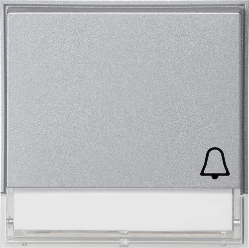 Gira TX_44 Wippe mit Klingelsymbol und Beschriftungsfeld - Wassergeschützte Wippe für Wipptaster, ideal für Außenbereiche und Feuchträume. Robustes Design und einfache Beschriftung für individuelle Anpassung.