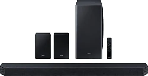 Samsung HW-Q950A/ZG Q-Soundbar - Soundbar mit 11.1.4 Kanal, Dolby Atmos und DTS-X für ein beeindruckendes Klangerlebnis im Heimkino.