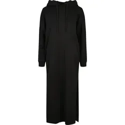 URBAN CLASSICS A-Linien-Kleid Urban Classics Damen Ladies Modal Terry Long Hoody Dress (1-tlg) schwarz XS (34)
