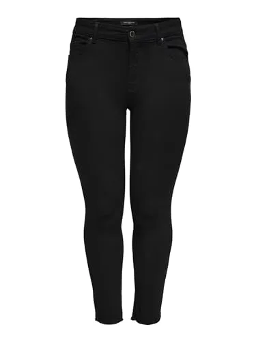 ONLY Female Kunstlederhosen ONLANNE Skinny Fit - Damen-Jeanshosen mit mittlerer Taille, aus hochwertigem Kunstleder, ideal für einen trendigen Look und optimalen Tragekomfort.