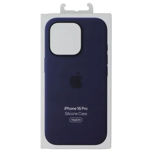 iPhone 16 Pro Silicone Case with MagSafe - Denim, umweltfreundlich aus 55% recyceltem Silikon, perfekter Schutz und schneller kabelloser Ladekomfort