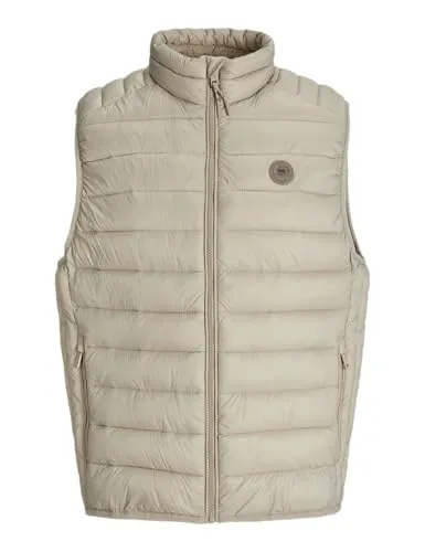 JACK & JONES Jjebradley Light Bodywarmer Collar Noos - Moderne Jack&Jones Weste für Erwachsene mit Stehkragen. Ideal für wechselhaftes Wetter und vielseitige Outfits.