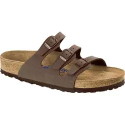 Birkenstock Florida Birkibuc SFB mocca Gr. 39 - Wanderschuhe mit anatomisch geformtem Fußbett für optimalen Tragekomfort, ideal für lange Spaziergänge und den täglichen Einsatz.