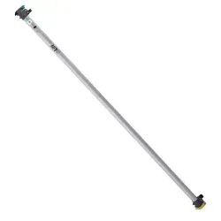 UNGER nLite® Connect Alu Ersatzstange 17833 - Flexibel und Robust - Ersatzstange für Besen- und Bodenwischer, Ø 35 mm, mit grauen/gelben Klemmen. Ideal für vielseitige Anwendungen und langlebigen Einsatz.