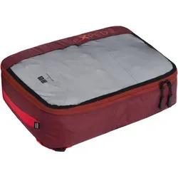 EXPED Organizer Ultra Mesh - Netz-Packtasche burgundy 9L - Packtasche aus rezykliertem 30D Ripstop Polyester, ultraleicht und atmungsaktiv, ideal zur Aufbewahrung von Kleidung und Accessoires für Ordnung im Gepäck.