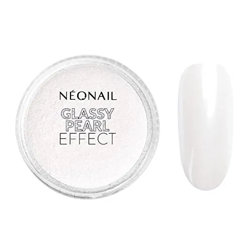 NÉONAIL Glassy Pearl Effect - Glitzer Nägel Puder - Nail Art - Chrome Nail Powder - Nageldesign Zubehör - Gelnägel Zubehör - Glitter Powder - Glitzerpulver für Nägel - Perle Chrom Nagelpuder