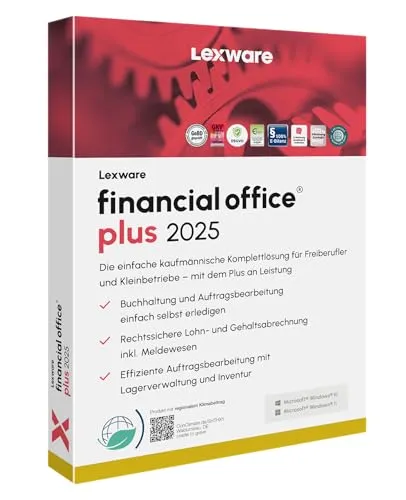 Lexware financial office 2025, Plus, Minibox (365 Tage), Einfache kaufmännische Komplett-Lösung