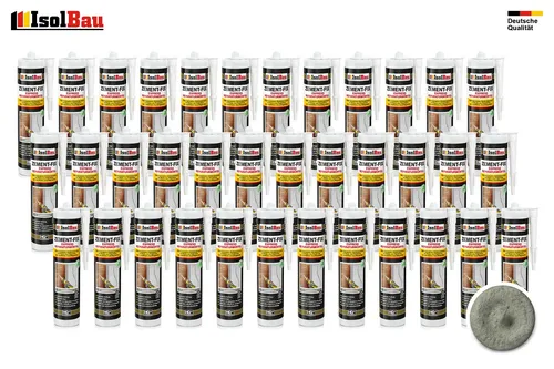 Reparaturmörtel Zement-Fix 36 x 300 ml Zementgrau Fugenmörtel Express Cement