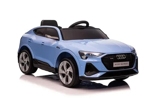 Audi E-Tron Elektro Auto für Kinder - lizenziert mit Fernsteuerung - Elektrofahrzeug für Kinder mit 12V7AH Akku, 4 Motoren und LED-Scheinwerfern. Ideal für kleine Abenteurer, bis zu 6 km/h schnell und mit Musik- und Soundeffekten ausgestattet.