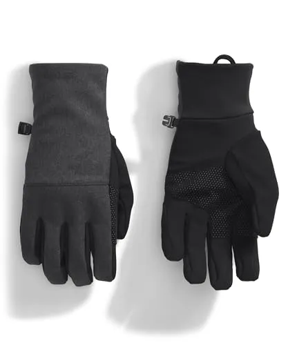 The North Face Mens Apex Etip Glove - tnf dark grey heather (DYZ) S - Outdoor Handschuhe für Herren, wasserabweisend und aus recyceltem Material, ideal für Wanderungen und den Alltag. Touchscreen-kompatibel für maximale Funktionalität.