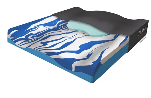 Funke Medical GELSEAT Dekubitustherapie-Sitzkissen 48 x 42 x 8 cm - Sportmatte mit einzigartiger GELTOUCH®-Technologie für optimale Druckentlastung und Kühlung, ideal für Rollstühle und Sitzgelegenheiten bis 120 kg.
