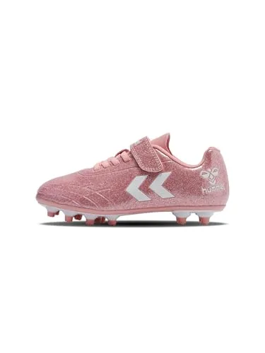 hummel Unisex Kinder Top Star F.g. Jr Football Shoe, Bridal Rose, 37 EU - Fußballschuhe mit elastischen Schnürsenkeln und griffiger Sohle für optimalen Halt auf dem Platz.