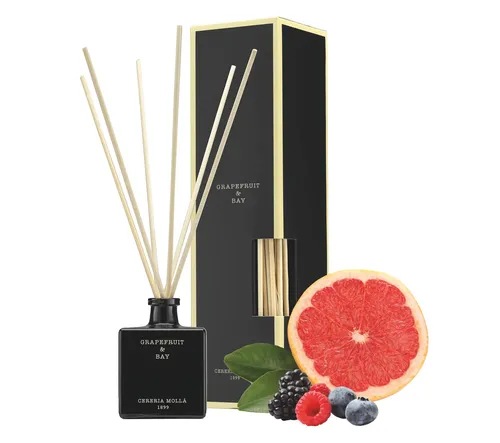 Duftstäbchen/Diffusor Grapefruit & Bay - Düfte & Aromen, erfrischender Grapefruitduft mit einem Hauch von Lorbeer, ideal für ein angenehmes Raumklima und Entspannung.