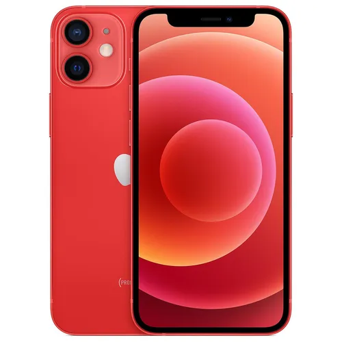 Apple iPhone 12 mini 64GB (PRODUCT)RED MGE03ZD/A - Rot - Handys ohne Vertrag - Kompaktes 5,4" Super Retina XDR Display, 5G-fähig und ausgestattet mit dem leistungsstarken A14 Bionic Chip für beeindruckende Leistung und Fotografie.