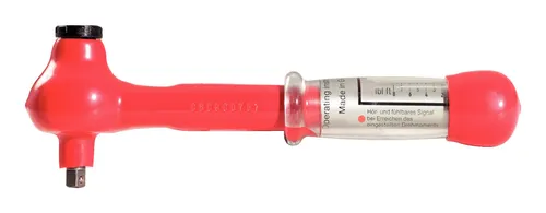 KS Tools 1/2" Mini Drehmomentschlüssel 5-25 Nm - Drehmomentschlüssel mit Schutzisolierung und Umschalt-Ratschenkopf, perfekt für präzise Anwendungen in Werkstatt und Heimwerker-Projekten.