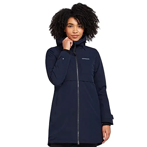Didriksons Helle Parka Winterjacke Damen - Wasserdicht & Atmungsaktiv, Größe 36 - Funktionsjacke für kalte Tage, mit 2-Wege-Frontzip und verstellbarer Kapuze für optimalen Komfort und Schutz.