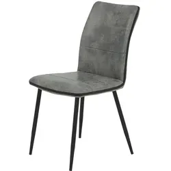 Stuhl Carl grau - Polsterstuhl in grau, hochwertig verarbeitet und ideal für stilvolle Wohnräume. Maße: B: 44 cm, H: 87 cm, T: 57 cm. Jetzt 10€ Willkommens-Gutschein bei Newsletter-Anmeldung sichern!
