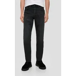 s.Oliver Regular-fit-Jeans MAURO - Herren Jeans MAURO im Regular Fit mit High Rise und tapered Leg. Bequemer Sitz und vielseitig kombinierbar für jeden Anlass. Material: 90% Baumwolle, pflegeleicht und maschinenwaschbar.