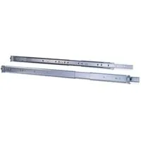 1U Teleskopschienen 650 mm, Einbauschienen grau - Führungsschiene für 19"-Server, hergestellt aus robustem 1,5-mm-Stahl für maximale Stabilität und Langlebigkeit.
