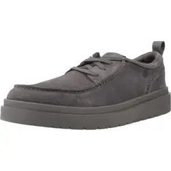 CLARKS POLDEN MOC Grau - Bequeme Schnürer für jeden Anlass - Schnürer in Grau von Clarks, ideal für stilvolle Freizeitlooks und mit besonders hohem Tragekomfort.