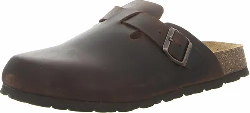 Neu-B Baden Sandale Oiled Leather Habana 46 EU - Pantoletten in braun, aus hochwertigem geöltem Leder für optimalen Tragekomfort und Langlebigkeit.