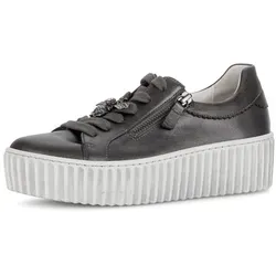 Gabor Plateausneaker mit Best Fitting-Ausstattung - Modischer Freizeitschuh mit optimaler Dämpfung für hohen Tragekomfort. Die innovative Best Fitting Technologie sorgt für eine breitere Auftrittsfläche und individuellen Sitz.