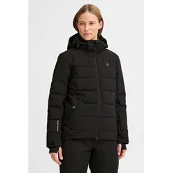 North Bend Skijacke NBMarina W W-PRO 8.000 schwarz Größe 44 - Sportliche Skijacke mit abnehmbarer Kapuze und wasserdichter Beschichtung für optimalen Schutz bei jedem Wetter. Ideal für Wintersportler, die Wert auf Komfort und Funktionalität legen.