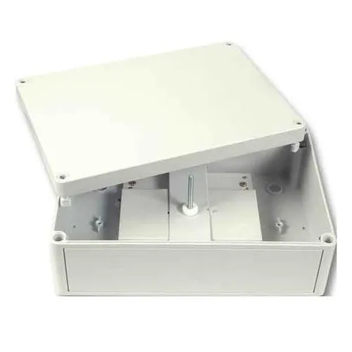 LWL Spleißbox Gehäuse IP66, grau -- Glasfaserverkabelung Glasfaser Verteiler Spleißverteiler und